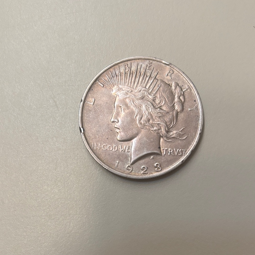 1923 Silver Peace Dollar Coin